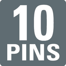 10 PINS