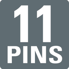 11 PINS