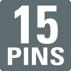 15 PINS